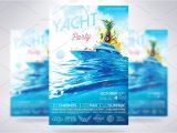 Yacht Party Invitation Template Yacht Party Flyer Flyer Templates Creative Market