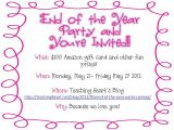 Year End Party Invitation Wording the Teaching Heart End Of the Year Party 2012 Miss