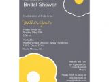 Yellow and Grey Bridal Shower Invitations Modern Floral Bridal Shower Invitation Yellow Gray Zazzle