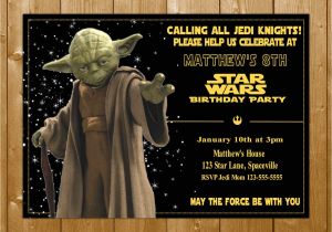 Yoda Birthday Invitations Star Wars Birthday – Page 2 – Funpartysupply