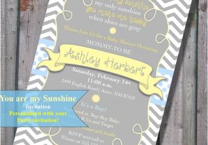 You are My Sunshine Baby Shower Invites Create Easy You are My Sunshine Baby Shower Invitations