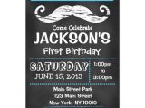 Zazzle 1st Birthday Invitations Chalkboard Mustache First Birthday Invitation 5 Quot X 7