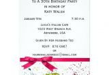 Zazzle 30th Birthday Invitations 30th Birthday Party Personalized Invitation