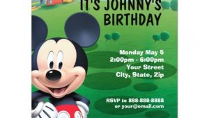 Zazzle Birthday Party Invitations Mickey Mouse Birthday Invitation