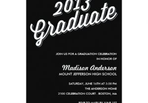Zazzle Graduation Party Invitations Retro 2013 Graduation Party Invitation Zazzle