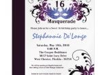 Zazzle Sweet 16 Birthday Invitations 5×7 Purple Masquerade Sweet 16 Birthday Invitation
