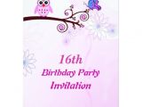 Zazzle Sweet 16 Birthday Invitations Sweet 16 Birthday Party Invitation