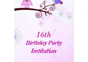 Zazzle Sweet 16 Birthday Invitations Sweet 16 Birthday Party Invitation