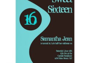 Zazzle Sweet 16 Birthday Invitations Sweet Sixteen 16th Birthday Party Invitations