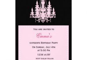 Zazzle Sweet 16 Birthday Invitations Sweet Sixteen Party Invitation