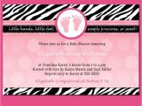 Zebra Baby Shower Invites Pink Zebra Invitation Template