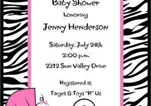 Zebra Print Baby Shower Invites Zebra Print Baby Shower Invitations by Pmcinvitations On Etsy