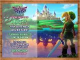Zelda Party Invitations Legend Of Zelda Invitation Link Zelda Invite Zelda