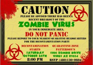Zombie Baby Shower Invitations Birthday Invitation Templates Zombie Birthday Invitations