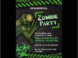 Zombie Baby Shower Invitations Zombie Birthday Invitations – Gangcraft