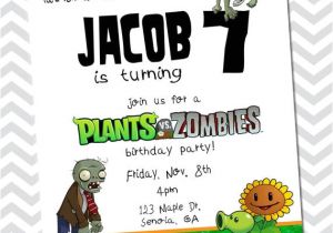 Zombie Birthday Invitation Template Unavailable Listing On Etsy