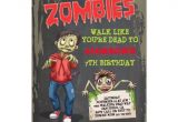 Zombie Birthday Invitation Template Zombie Birthday Party Invitations Zazzle