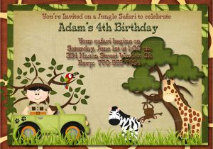 Zoo Birthday Invitation Template Free Free Printable Safari Birthday Invitations