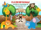Zoo Birthday Invitation Template Zoo Birthday Invitation Best Party Ideas