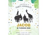 Zoo Birthday Party Invitation Template Safari Birthday Invitation Zoo Wild Jungle Animals