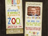 Zoo Birthday Party Invitation Template Tall Zoo Birthday Invitation Featuring You