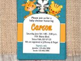 Zoo themed Baby Shower Invitations Baby Shower Invitation Zoo themed Printable by
