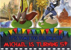 Zootopia Birthday Invitation Template 17 Best Images About Zootopia Birthday Party On Pinterest