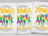 Zumba Party Invitation Template Zumba Party Flyer by Lilynthesweetpea On Envato Elements